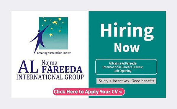 Al Najma Al Fareeda International Careers | Latest Job Opening 2024